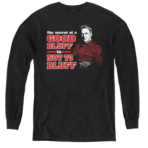 Image for NCIS No Bluffing Youth Long Sleeve T-Shirt