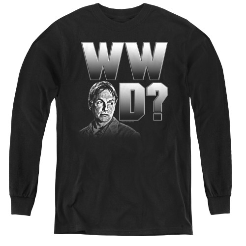 Image for NCIS What Would Gibbs Do? Youth Long Sleeve T-Shirt