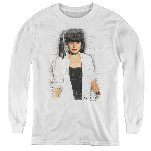 Image for NCIS Abby Skulls Youth Long Sleeve T-Shirt