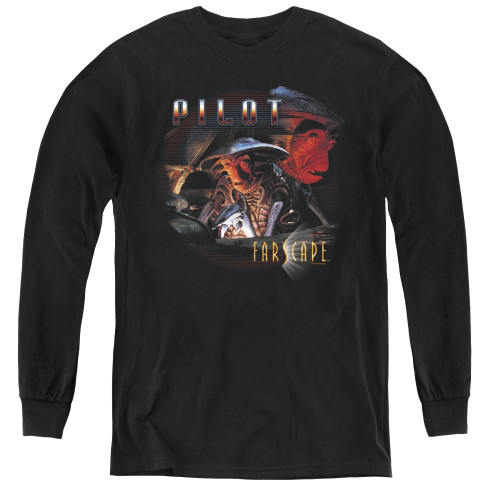 Image for Farscape Pilot Youth Long Sleeve T-Shirt