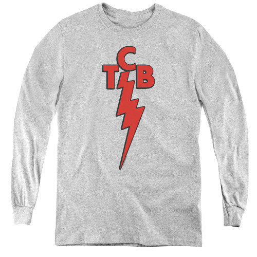 Image for Elvis Youth Long Sleeve T-Shirt - TCB