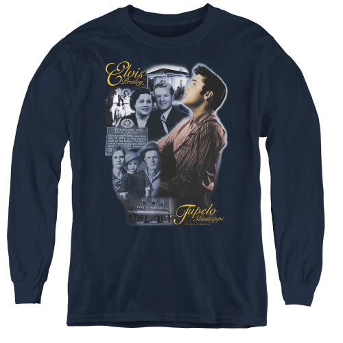 Image for Elvis Youth Long Sleeve T-Shirt - Tupelo