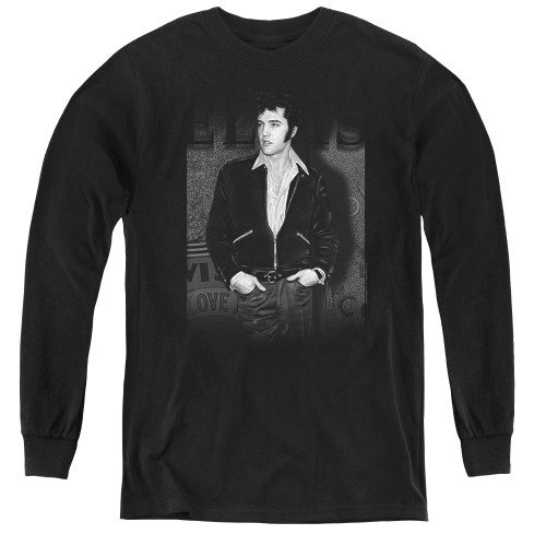 Image for Elvis Youth Long Sleeve T-Shirt - Just Cool