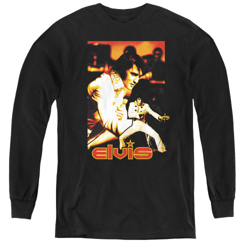 Image for Elvis Youth Long Sleeve T-Shirt - Showman