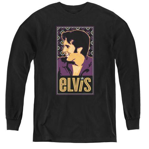 Image for Elvis Youth Long Sleeve T-Shirt - Elvis Deco