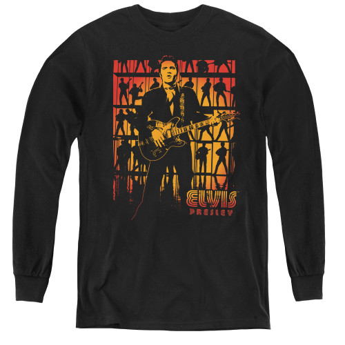 Image for Elvis Youth Long Sleeve T-Shirt - Comeback Spotlight