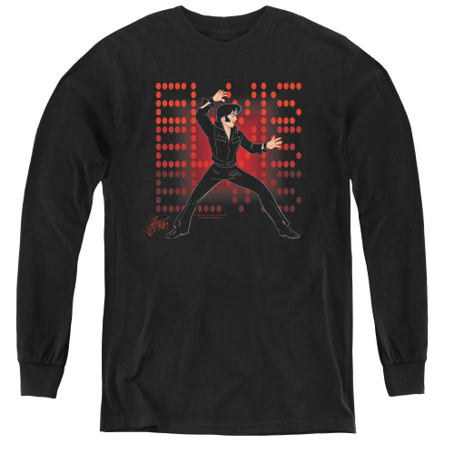 Image for Elvis Youth Long Sleeve T-Shirt - 69 Anime