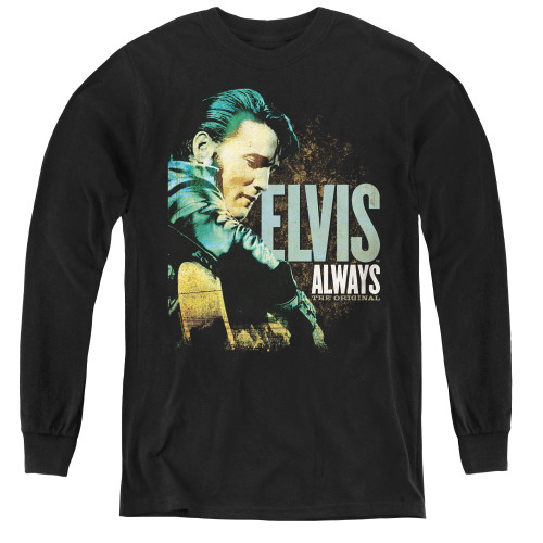 Image for Elvis Youth Long Sleeve T-Shirt - Always the Original