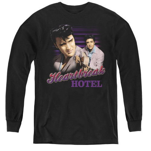 Image for Elvis Youth Long Sleeve T-Shirt - Heartbreak Hotel