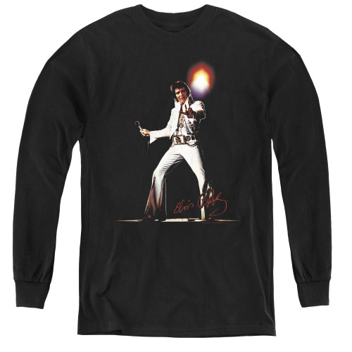 Image for Elvis Youth Long Sleeve T-Shirt - glorious