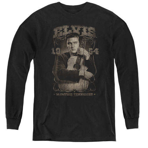 Image for Elvis Youth Long Sleeve T-Shirt - 1954