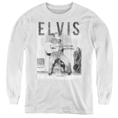 Image for Elvis Youth Long Sleeve T-Shirt - With the Band
