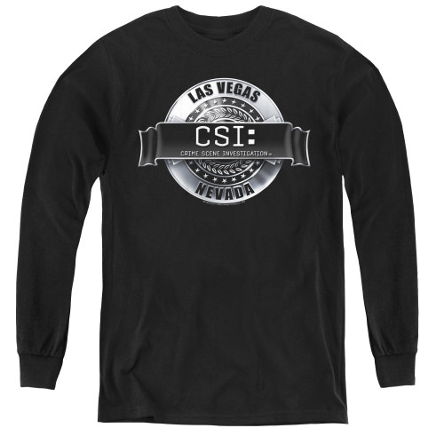 Image for CSI Youth Long Sleeve T-Shirt - Rendered Logo