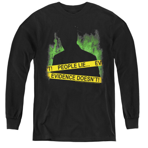 Image for CSI Miami Youth Long Sleeve T-Shirt - People Lie
