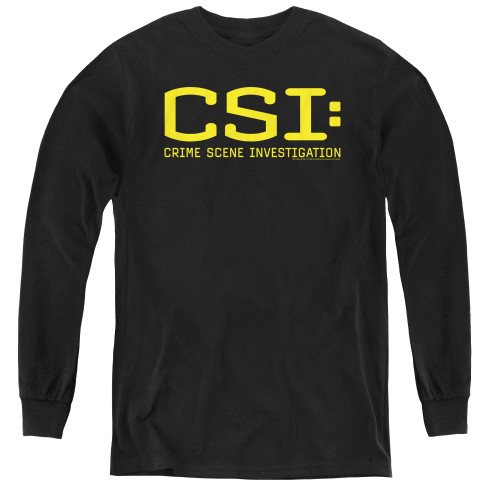 Image for CSI Miami Youth Long Sleeve T-Shirt - Logo