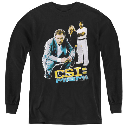 Image for CSI Miami Youth Long Sleeve T-Shirt - In Perspective