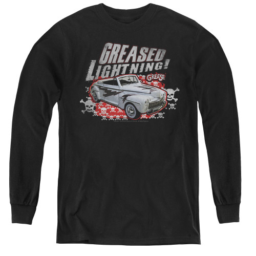 Image for Grease Youth Long Sleeve T-Shirt - Greased Lightening