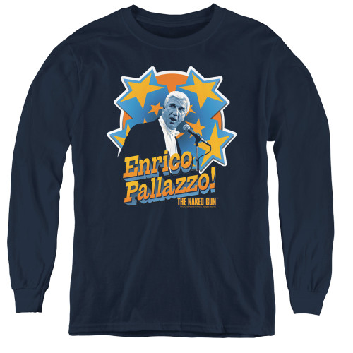 Image for Naked Gun Youth Long Sleeve T-Shirt - It's Enrico Pallazzo