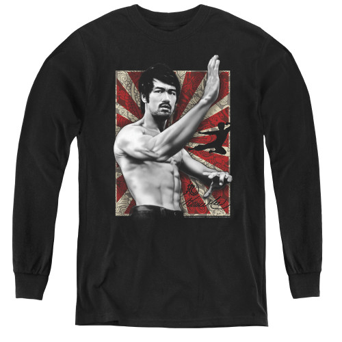 Image for Bruce Lee Youth Long Sleeve T-Shirt - Concentrate