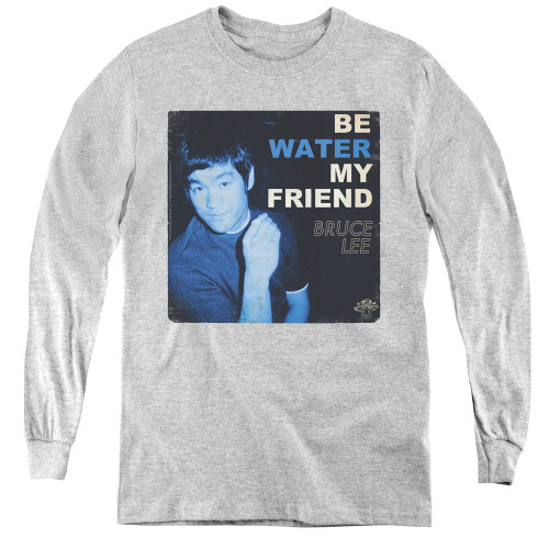 Image for Bruce Lee Youth Long Sleeve T-Shirt - Water