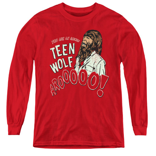 Image for Teen Wolf Youth Long Sleeve T-Shirt - Animal