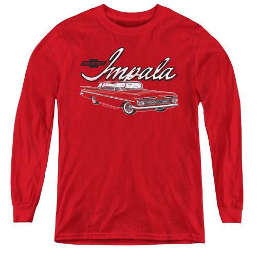 Image for Chevy Youth Long Sleeve T-Shirt - Classic Impala