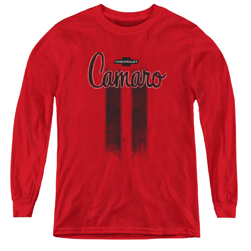 Image for General Motors Youth Long Sleeve T-Shirt - Camero Stripes