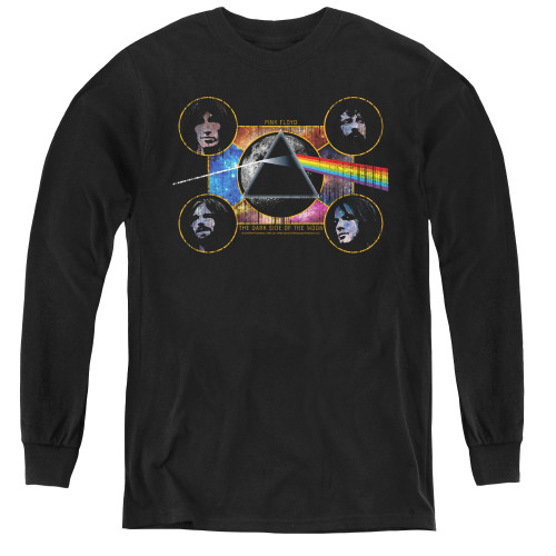 Image for Pink Floyd Youth Long Sleeve T-Shirt - Dark Side Heads