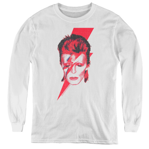 Image for David Bowie Youth Long Sleeve T-Shirt - Aladdin Sane