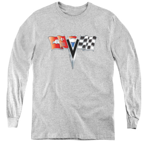 Image for Chevrolet Youth Long Sleeve T-Shirt - 2nd Gen Vette Nose