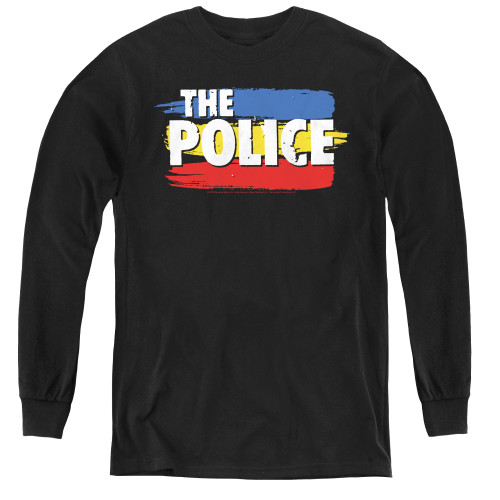 Image for The Police Youth Long Sleeve T-Shirt - Three Stripes