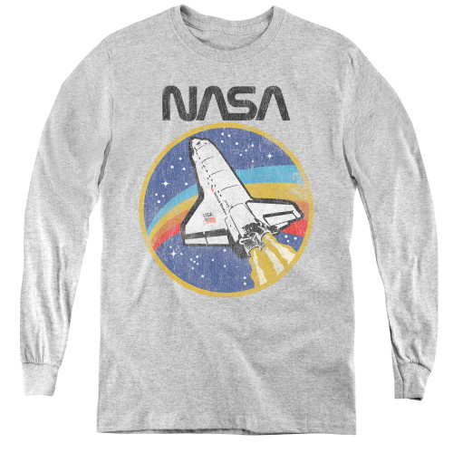Image for NASA Youth Long Sleeve T-Shirt - Shuttle