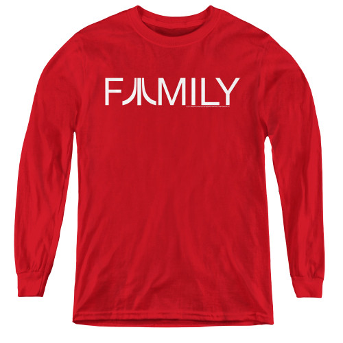 Image for Atari Youth Long Sleeve T-Shirt - Family Logo