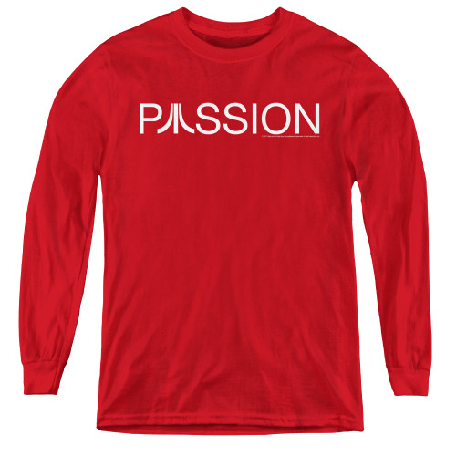 Image for Atari Youth Long Sleeve T-Shirt - Passion Logo