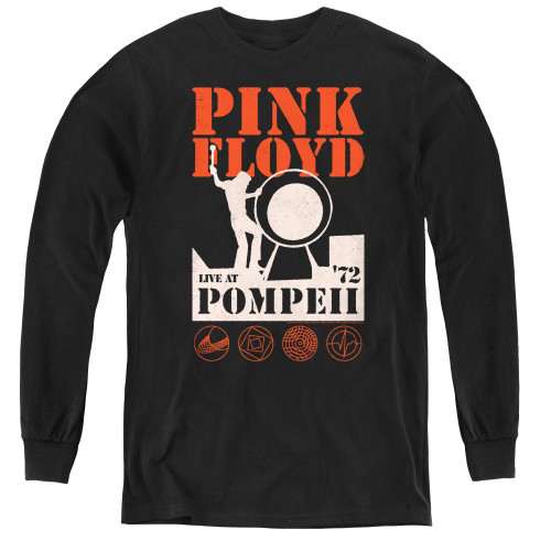 Image for Pink Floyd Youth Long Sleeve T-Shirt - Pompeii