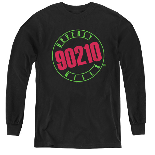 Image for Beverly Hills, 90210 Youth Long Sleeve T-Shirt - Neon