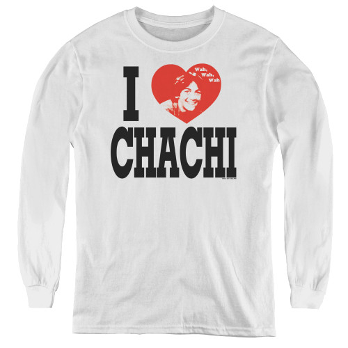 Image for Happy Days Youth Long Sleeve T-Shirt - I Heart Chachi