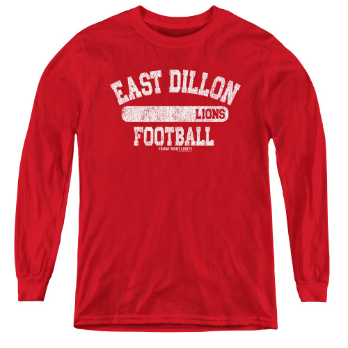 Image for Friday Night Lights Youth Long Sleeve T-Shirt - Lions Pill Box