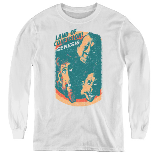 Image for Genesis Youth Long Sleeve T-Shirt - Land of Confusion