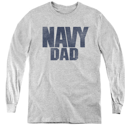 Image for U.S. Navy Youth Long Sleeve T-Shirt - Dad
