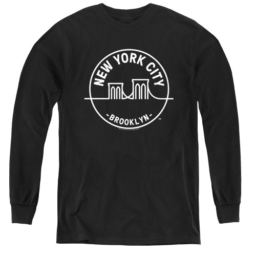 Image for New York City Youth Long Sleeve T-Shirt - See NYC Brooklyn