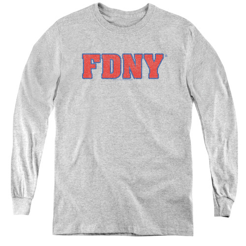 Image for New York City Youth Long Sleeve T-Shirt - FD NY