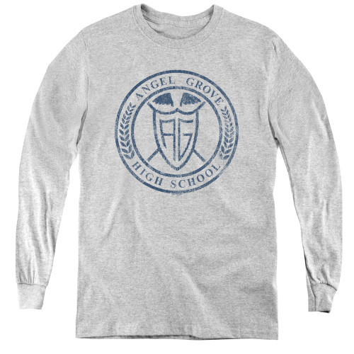 Image for Mighty Morphin Power Rangers Youth Long Sleeve T-Shirt - Angel Grove High School