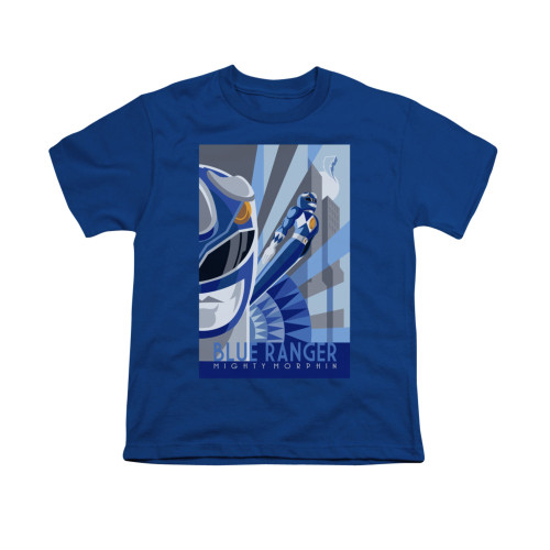 Power Rangers Youth T-Shirt - Blue Ranger Deco