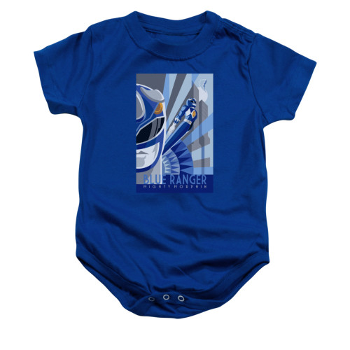 Power Rangers Baby Creeper - Blue Ranger Deco