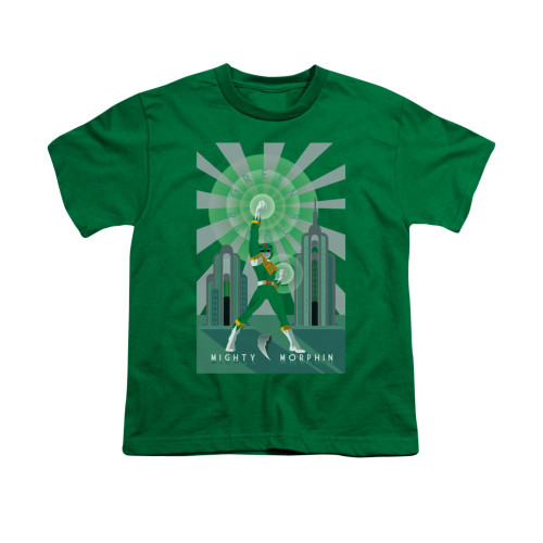 Power Rangers Youth T-Shirt - Green Ranger Deco