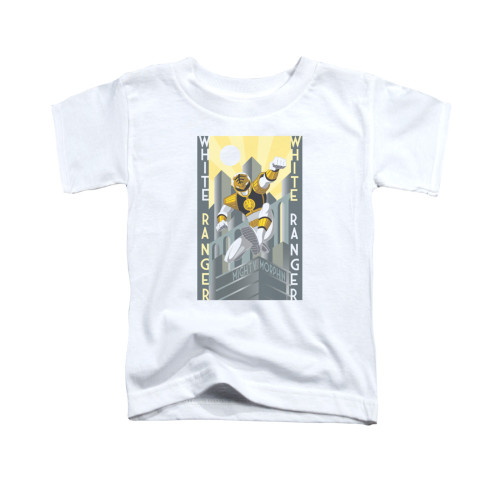 Power Rangers Toddler T-Shirt - White Ranger Decos