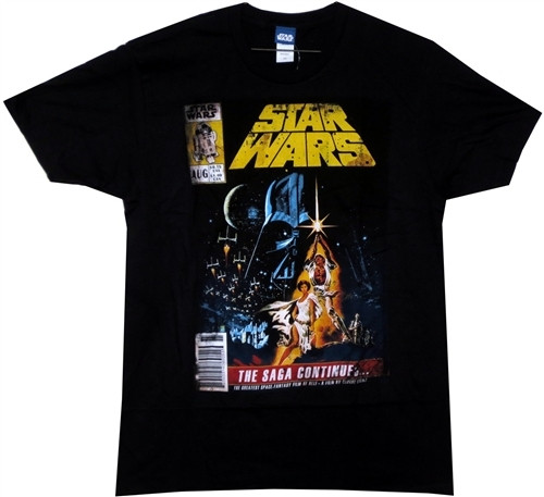 Star Wars T-Shirt - the Saga Continues