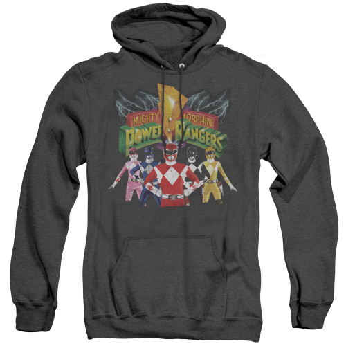 Image for Power Rangers Heather Hoodie - Rangers Unite