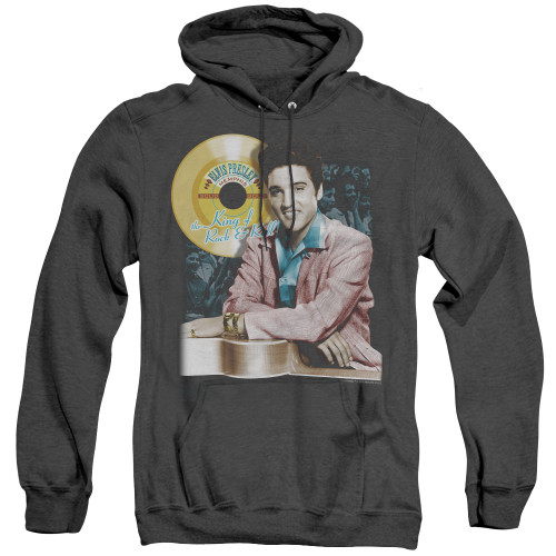 Image for Elvis Heather Hoodie - Gold Record
